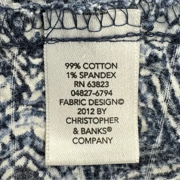 Christopher & Banks Roll Sleeve Top - Picture 7 of 16